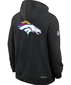 Crucial Catch Sideline Denver Broncos 2025 Black Hoodie For Unisex