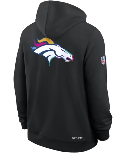 Crucial Catch Sideline Denver Broncos 2025 Black Hoodie For Unisex