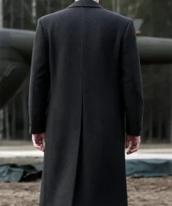 Darren Boyd TV Series Down Cemetery Road 2025 C. Black Wool Coat