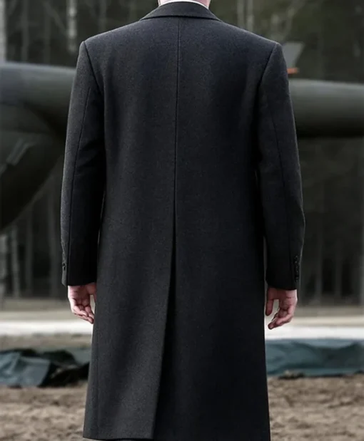 Darren Boyd TV Series Down Cemetery Road 2025 C. Black Wool Coat
