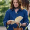 Sarah Tucker TV Series Down Cemetery Road 2025 Ruth Wilson Blue Velvet Jacket