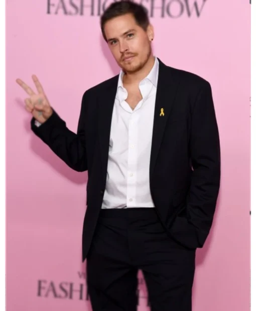 Victoria Secret Fashion Show 2025 Dylan Sprouse Black Suit