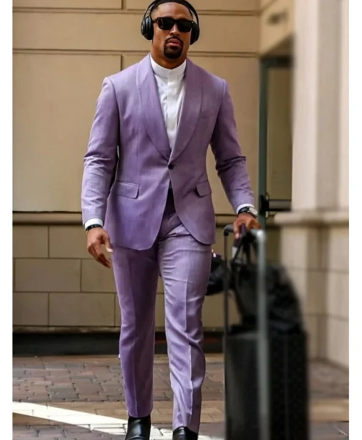 Jalen Hurts Purple Suit