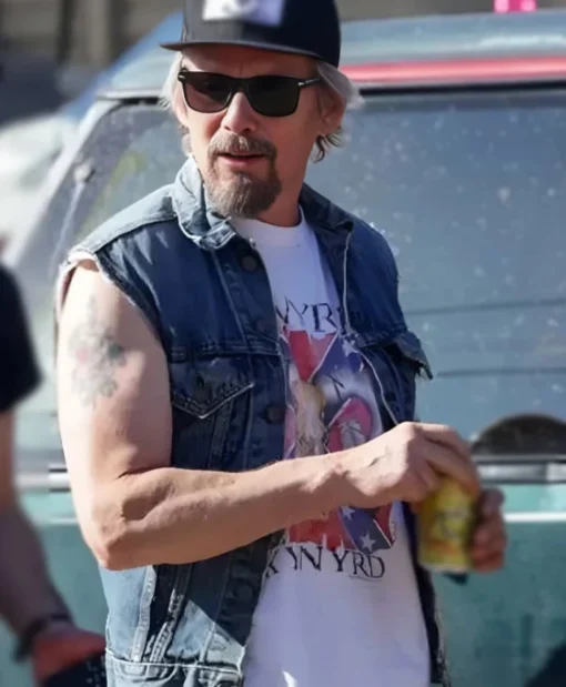 Ethan Hawke The Lowdown 2025 Denim Vest