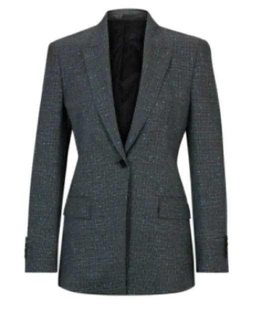 Reenie Greene Tracker S03 Fiona Rene Grey Blazer