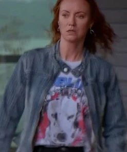 Fiona Vroom Murder in a Small Town S02 Denim Jacket