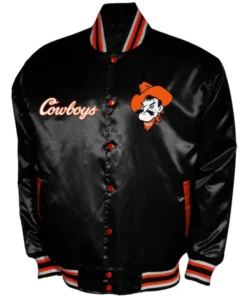 Oklahoma State Cowboys Club Satin Jacket
