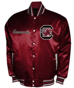 South Carolina Gamecocks Club Garnet Satin Jacket