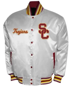 USC Trojans Club Satin Jacket
