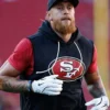 George Kittle San Francisco 49ers 2025 Sleeveless Black Hoodie