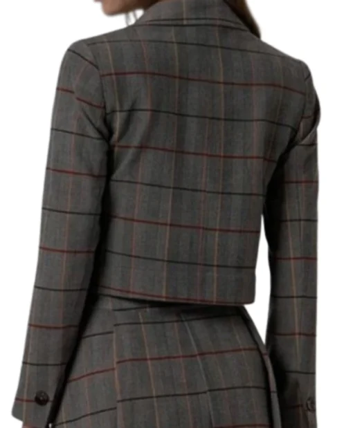 Ghosts US S5 Rose McIver Plaid Cropped Jacket