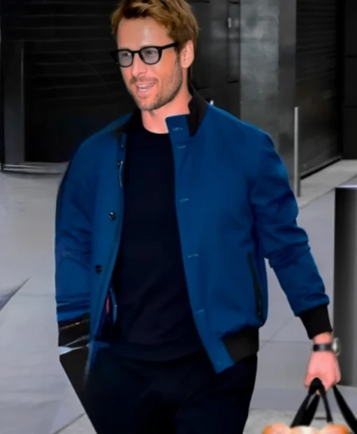 Buy Good Morning America 2025 Glen Powell Blue Jacket on Sale