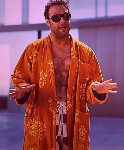 Seth Rogen Good Fortune 2025 Orange Robe