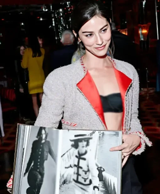 Haute Couture launch Event 2025 Gracie Abrams Tweed Jacket