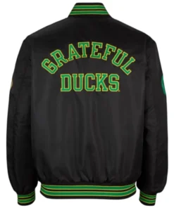 Grateful Dead x Oregon Grateful Ducks Black Satin Bomber