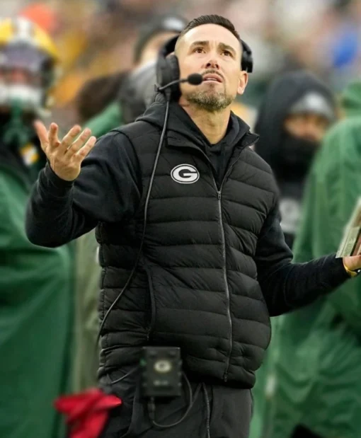 NFL Matt LaFleur Green Bay Packers Puffer Vest