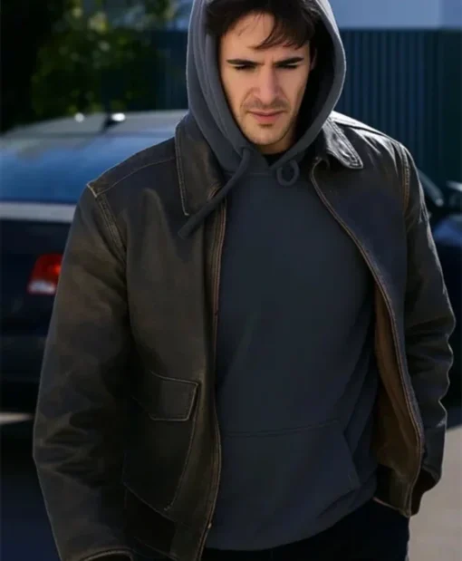 Ryan Jaske Movie Halloween Aftermath 2025 Cole Brown Leather Jacket