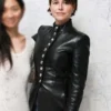 Agnes Film Hamnet 2025 Jessie Buckley Leather Black Jacket