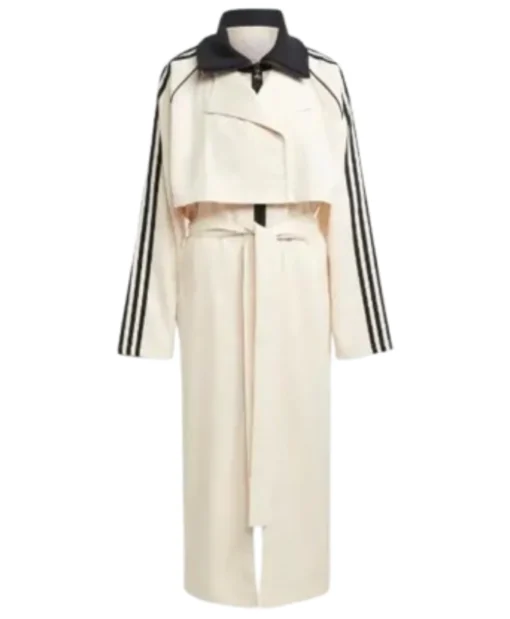 Real Housewives Of Salt Lake City S06 Heather Gay Trench Coat In White