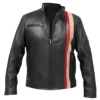 X men Origins Cyclops James Marsden Black Leather Jacket