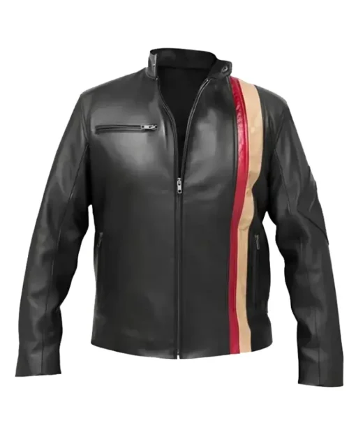 X men Origins Cyclops James Marsden Black Leather Jacket