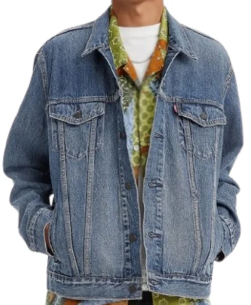 Justin Morgan Home and Away 2025 James Stewart Trucker Denim Jacket