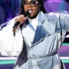 The Voice S28 Jazz McKenzie Sleeveless Denim Coat