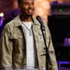 The Voice S28 Jerrell Melton Beige Denim Jacket