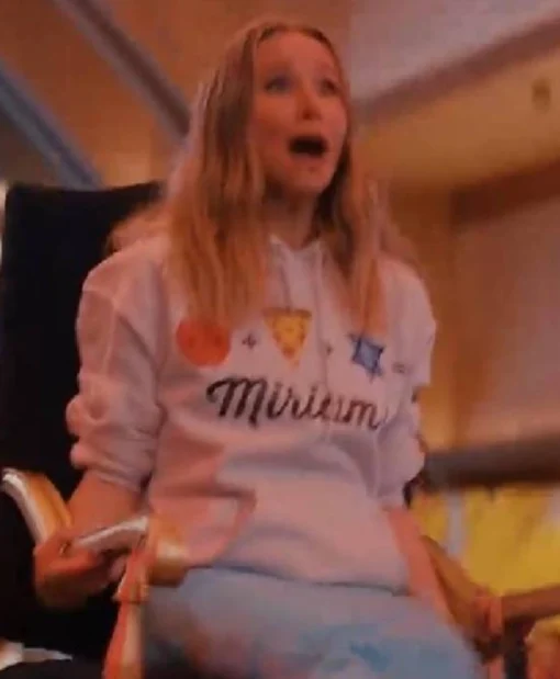 Kristen Bell Nobody Wants This S02 White Hoodie