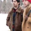 Joe Jonas A Very Jonas Christmas Movie Shearling Brown Jacket