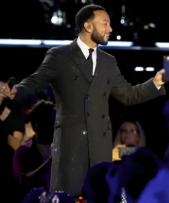 John Legend CBS Original Special A GRAMMY Salute to Cyndi Lauper Black Coat