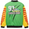 Jurassic Park Jeep Green and Yellow Racing Jacket