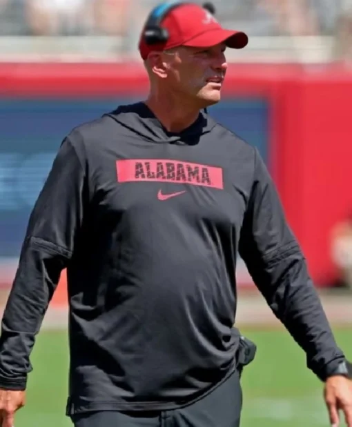 Kalen Deboer Alabama Black Pullover Hoodie
