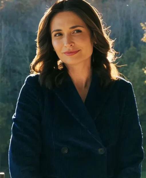 Ana TV Series Pluribus 2025 Karolina Wydra Blue Corduroy Blazer