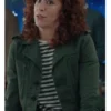 Kathy Griffin Elsbeth S3 Green Button Down Jacket