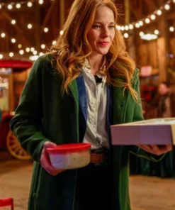 Emma Parker A Cherry Pie Christmas Green Coat
