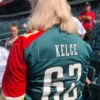 Kelce Mom Red and Green Jersey