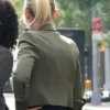 Kelli Giddish Law And Order SVU Olive Green Cropped Jacket