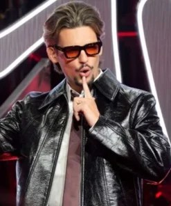 MTV Video Music Awards 2025 Kevan Kenney Black Leather Jacket
