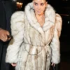 Paris Fashion Week 2025 Kim kardashian Party Fur Coat