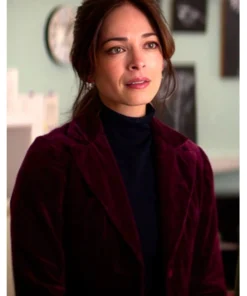 Murder in a Small Town S02 Kristin Kreuk Velvet Blazer