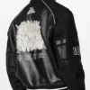 Louis Vuitton 1AATMF Blouson Full-Snap Black Varsity Jacket