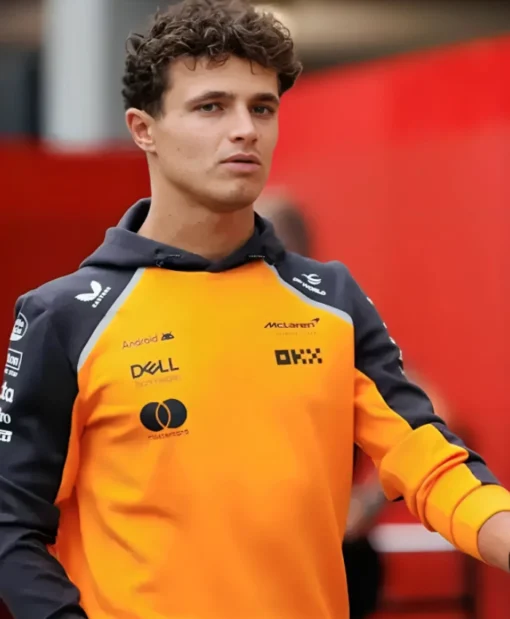 Lando Norris F1 Grand Prix Of Singapore 2025 Orange and Black Hoodie Buy Now