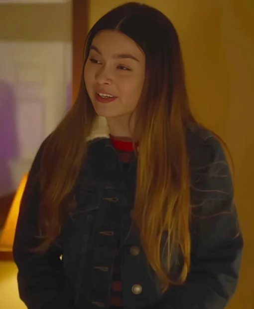 Olivia Movie Self-Help 2025 Landry Bender Blue Denim Jacket