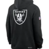 Crucial Catch Las Vegas Raiders 2025 Sideline Black Hoodie