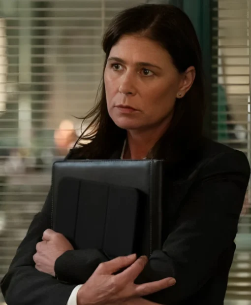 Law and Order S25 Maura Tierney Plain Black Blazer