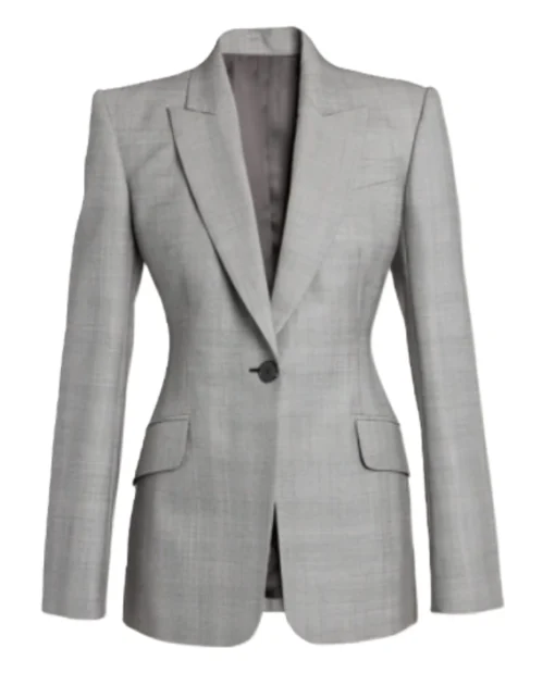 Mariska Hargitay Law and Order SVU S27 Olivia Benson Grey Blazer