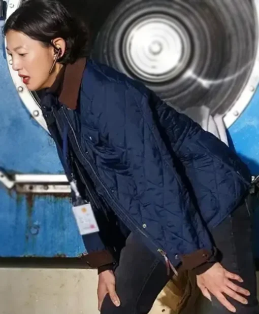 Lee El Queen Mantis S1 Blue Quilted Jacket