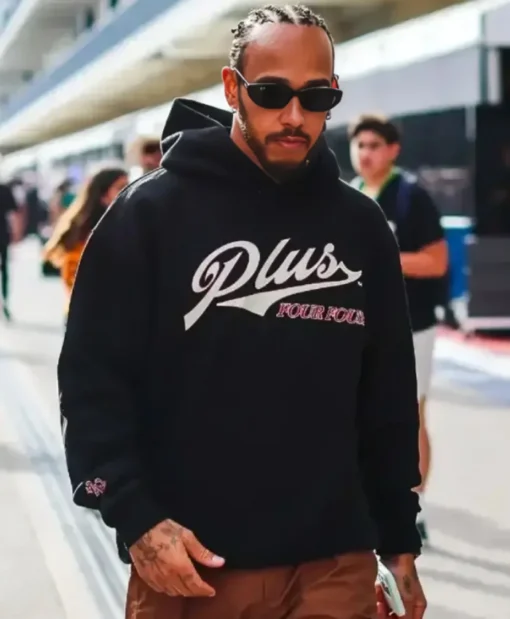 U.S. F1 Grand Prix 2025 Lewis Hamilton Black Hoodie
