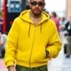 Lewis Hamilton U.S. F1 Grand Prix 2025 Yellow Pullover Hoodie